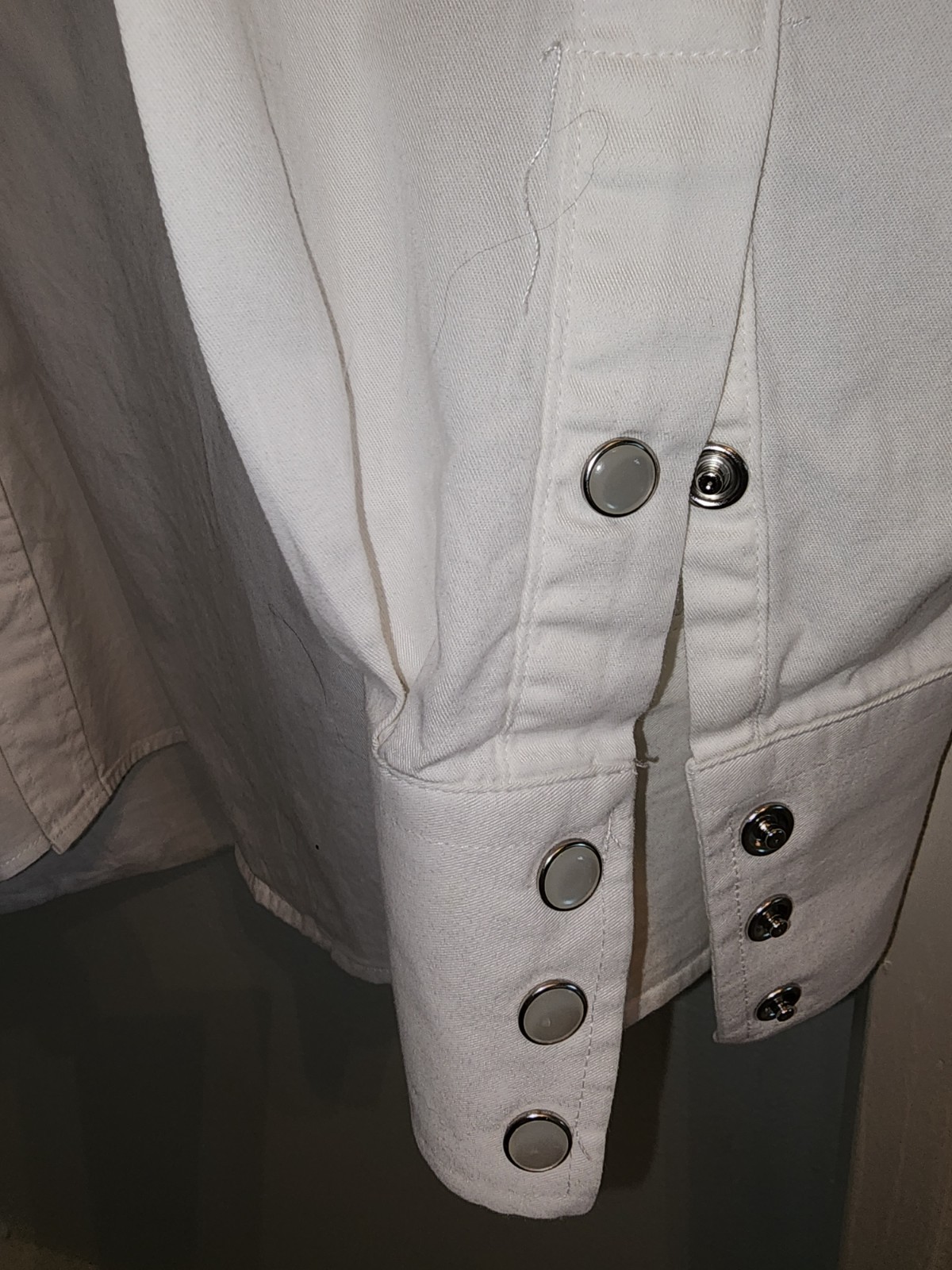 Drysdales North Southeast Western White Men Dress Shirt Size XL Long Sleeve