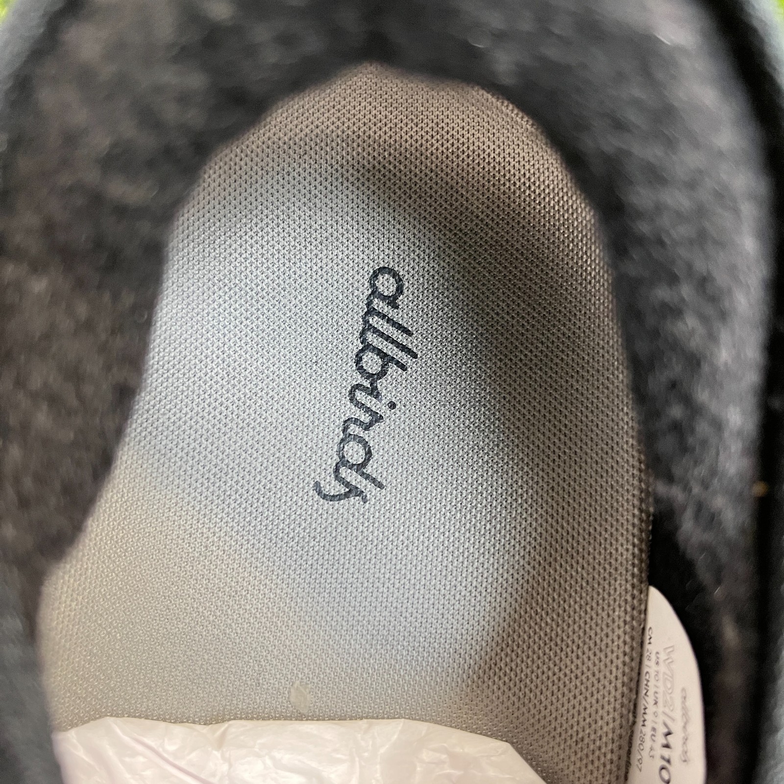 Allbirds Wool Dasher 2 Mizzle Mens Size 10 Black Running Walking Shoes Sneakers