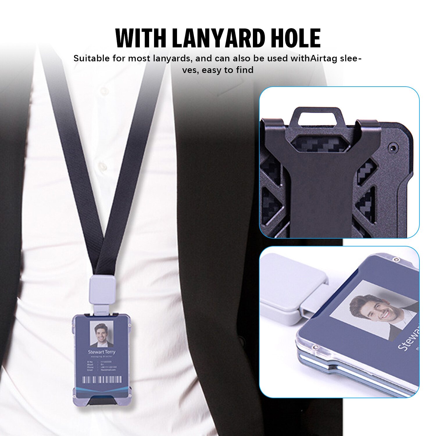 Men’s Aluminum RFID Blocking Money Clip Slim Credit ID Card Holder Metal Wallet