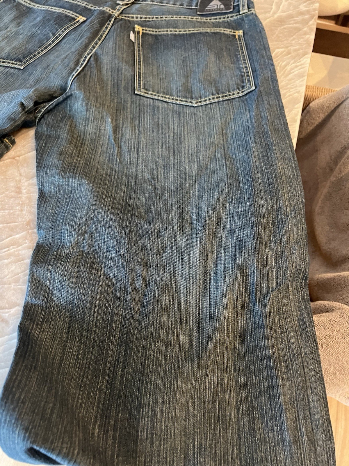 Vintage Levi’s Silvertab Baggy Jeans Men’s 36×34 Dark Blue Wide Leg Y2K