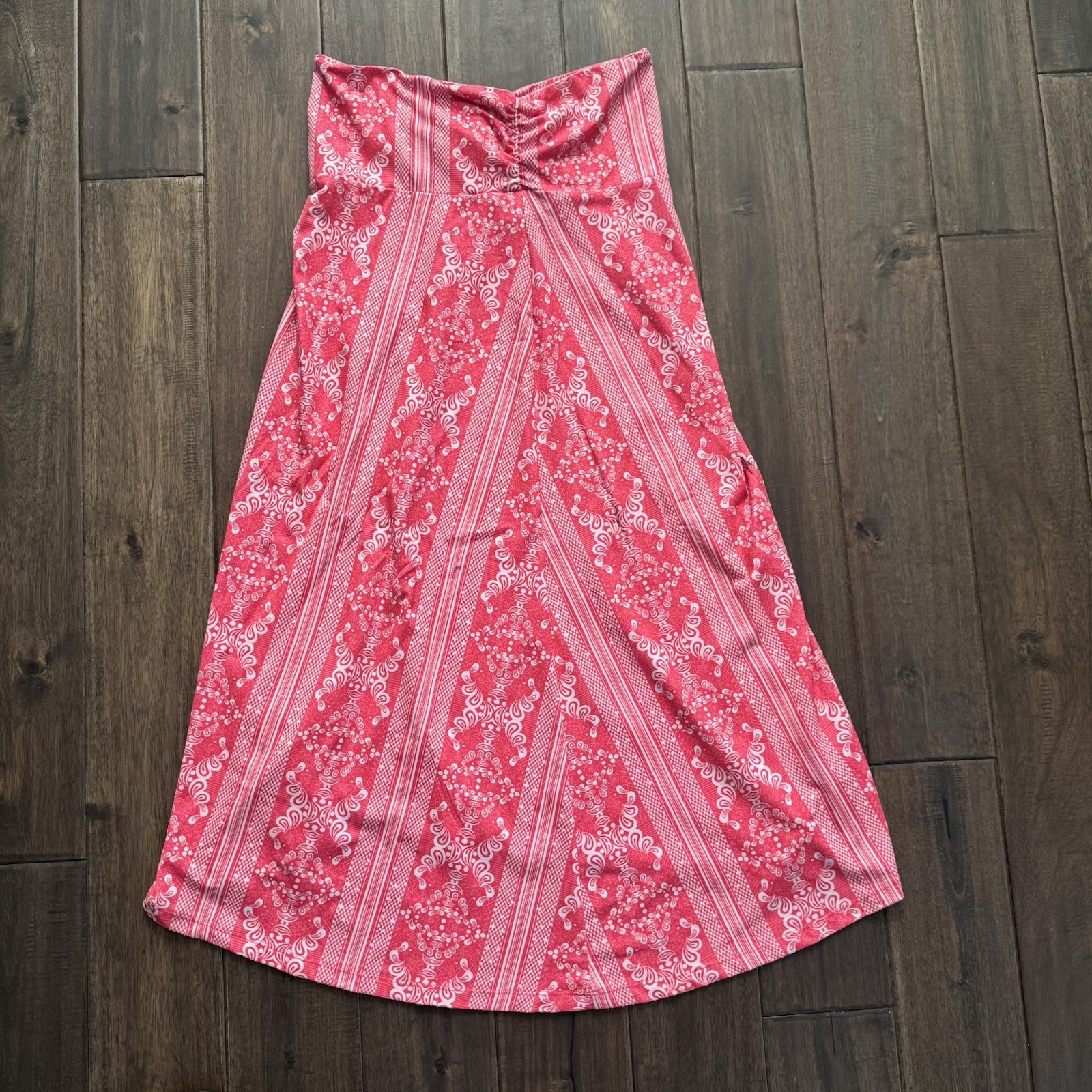 Freedom Trail by Kyodan Bright Pink 2-In-1 Convertible Hi Low Skirt Dress S