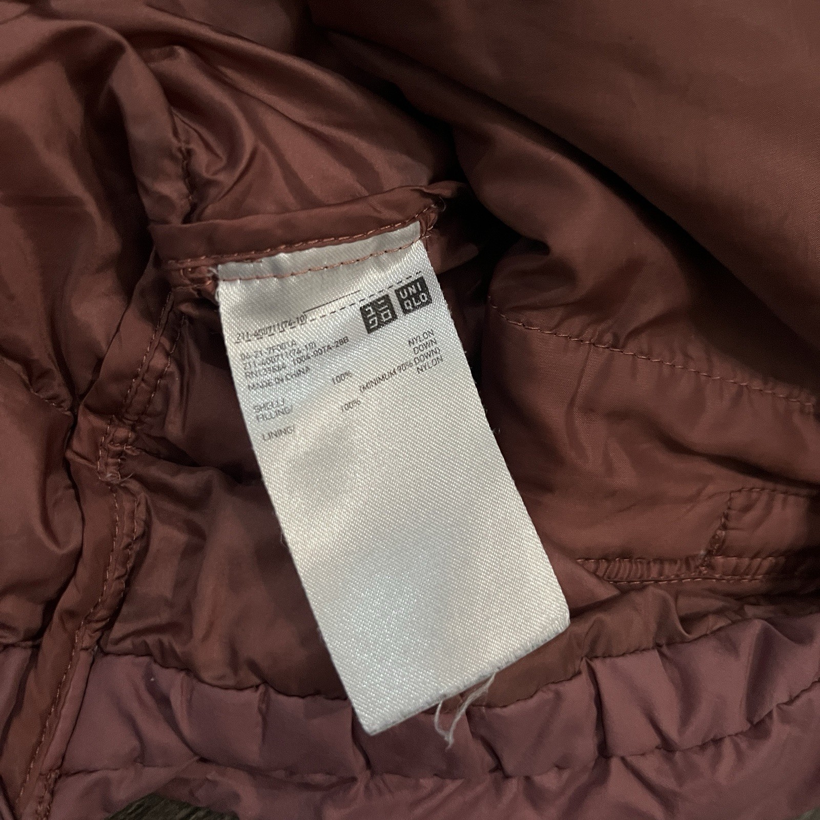 UNIQLO Ultra Light Down Jacket Women Japan XS / US XXS Mauve Nylon