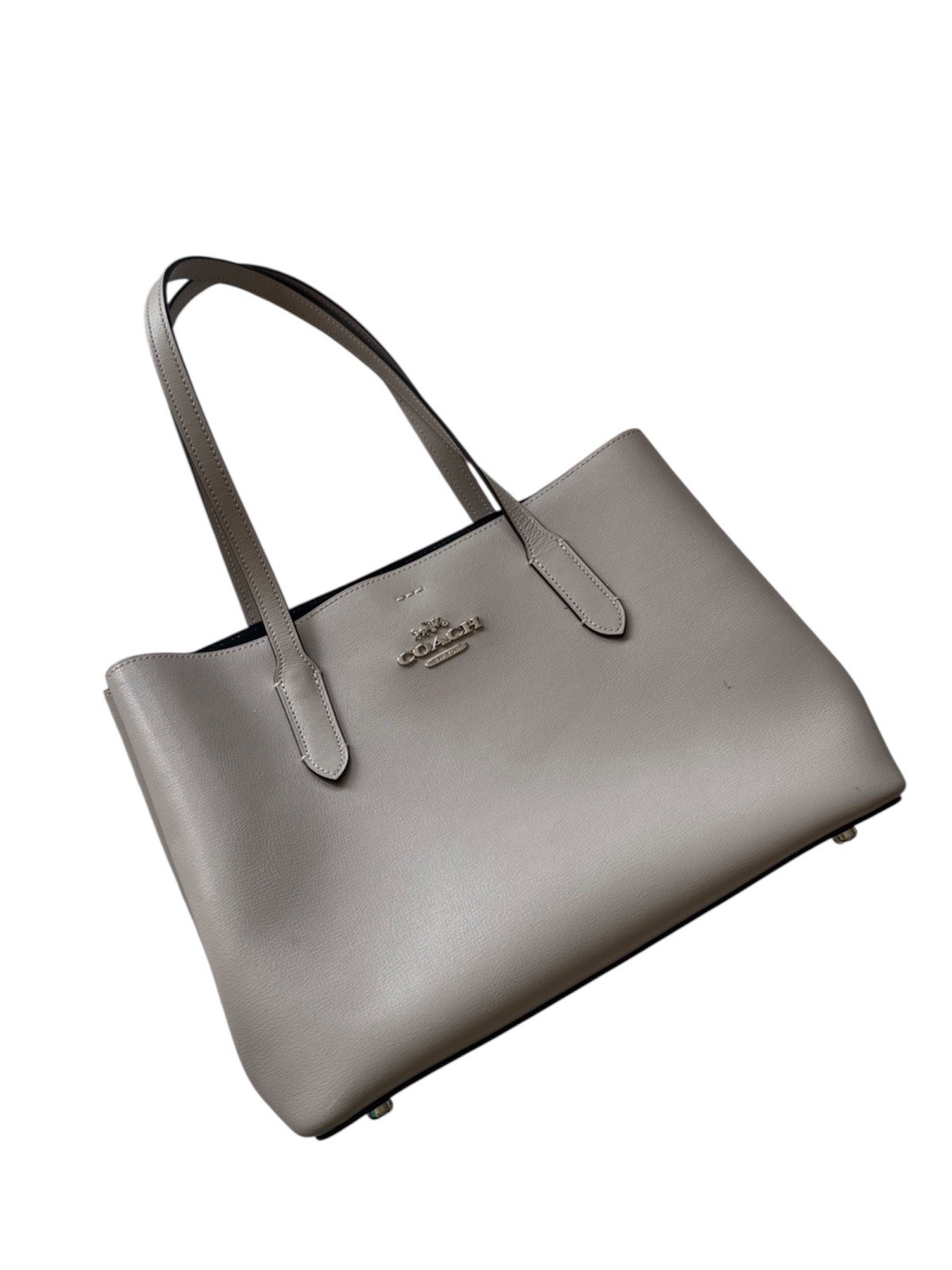 Coach Avenue Carryall Shoulder Crossbody In Grey Double Face Leather F48733 NWT