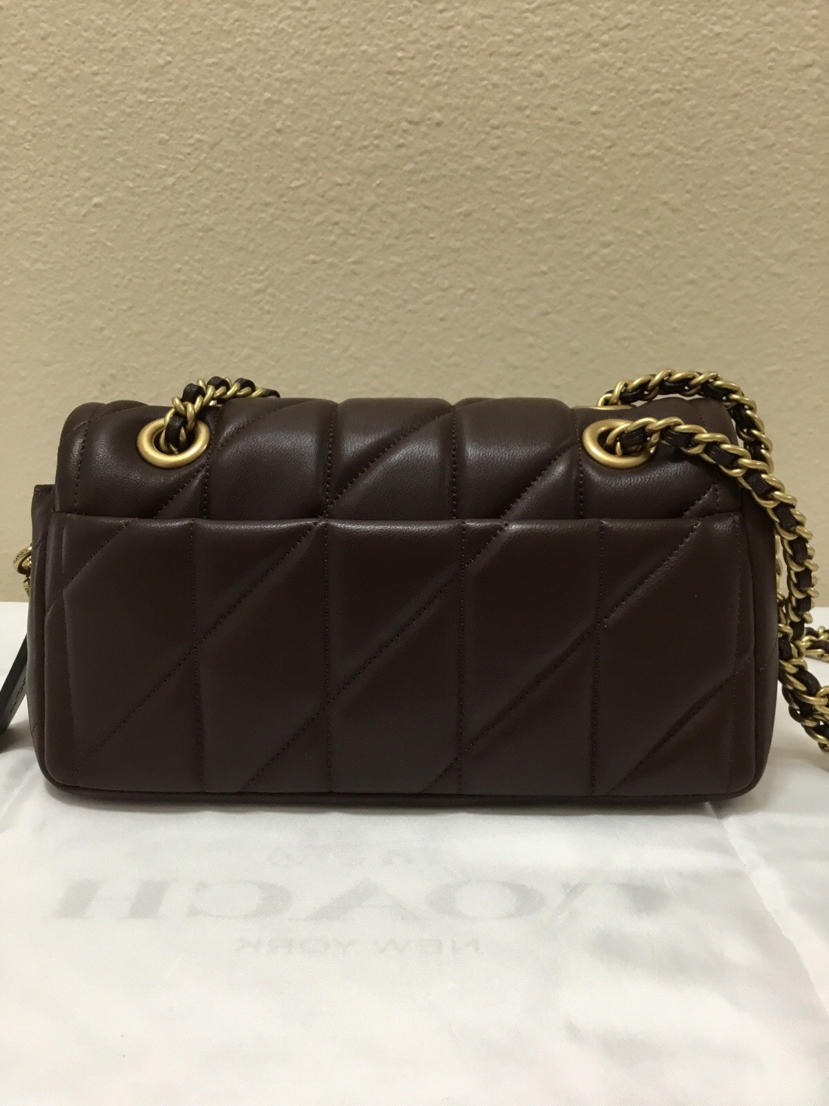 COACH Quilted Tabby 20 in Maple