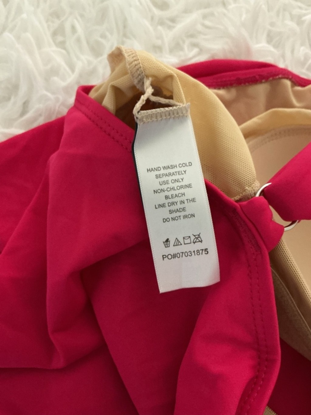 Swimsuits For All Pink Tankini Top Size 22 Adjustable Straps Built-In Bra