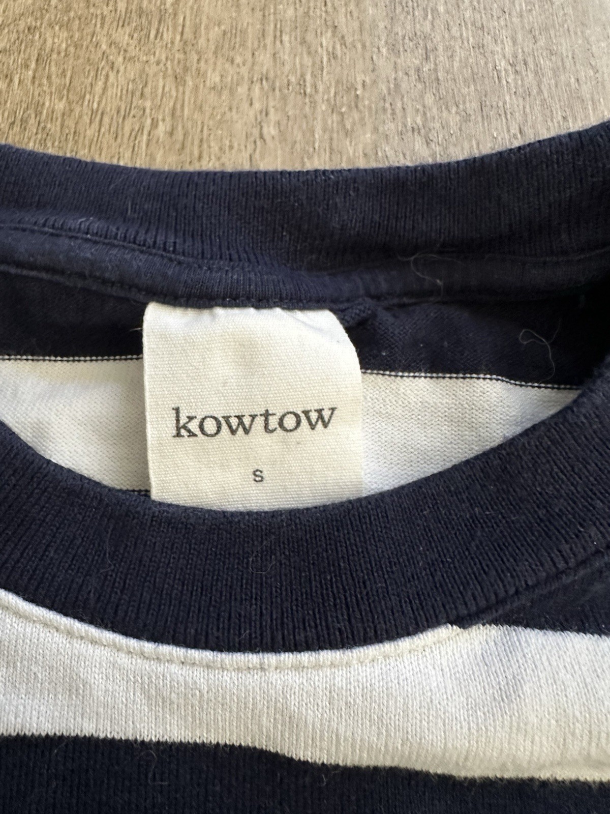 Kowtow Striped Oversized Boxy Tee