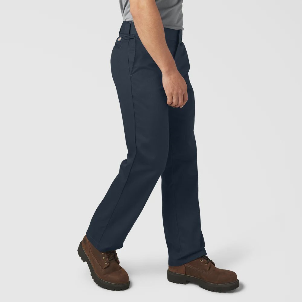 Dickies Dark Navy Original Fit Workwear Pants 874DN Unhemmed