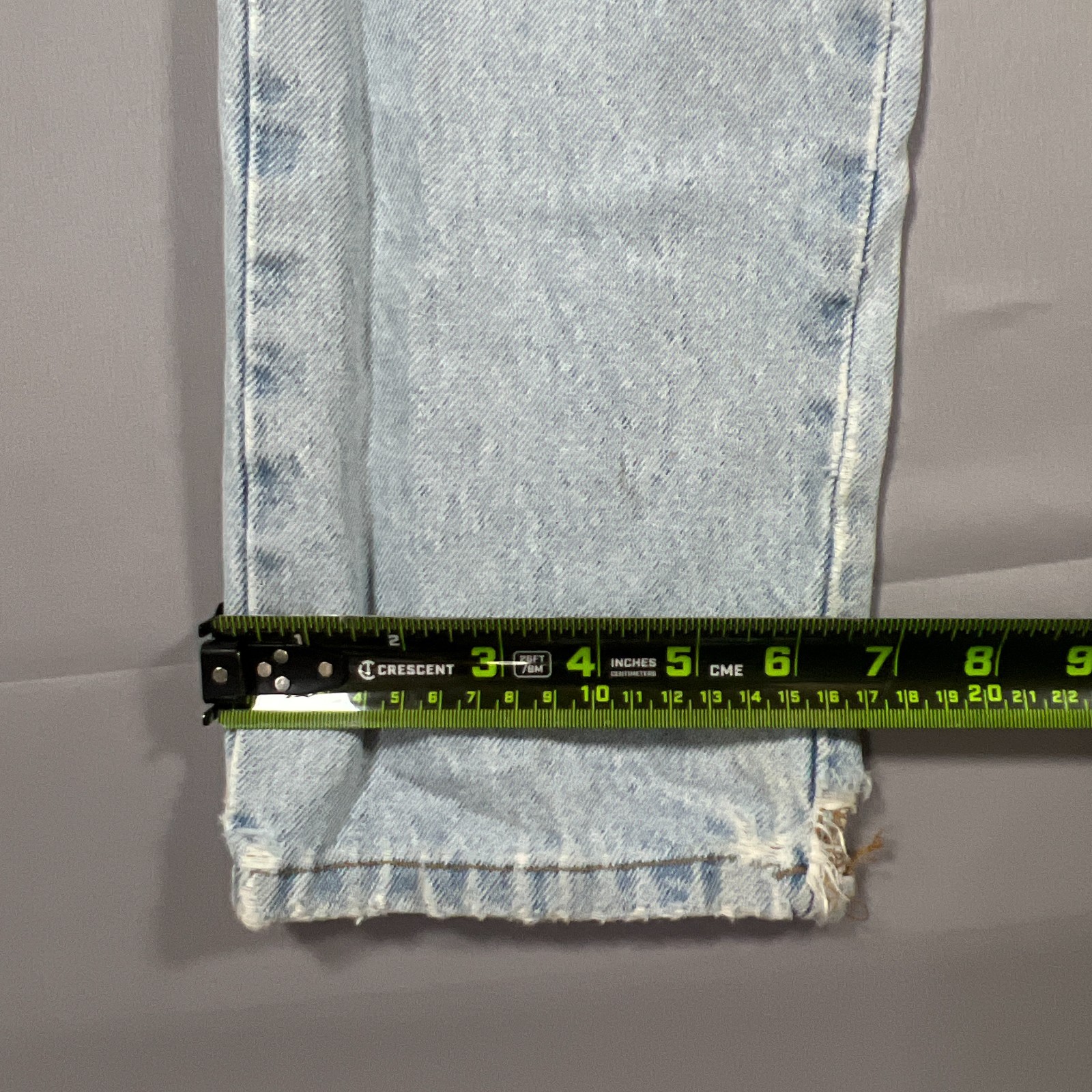 Bongo Straight Leg Jeans Womens 5 Blue Cotton Light Wash Street Wear Mid Rise