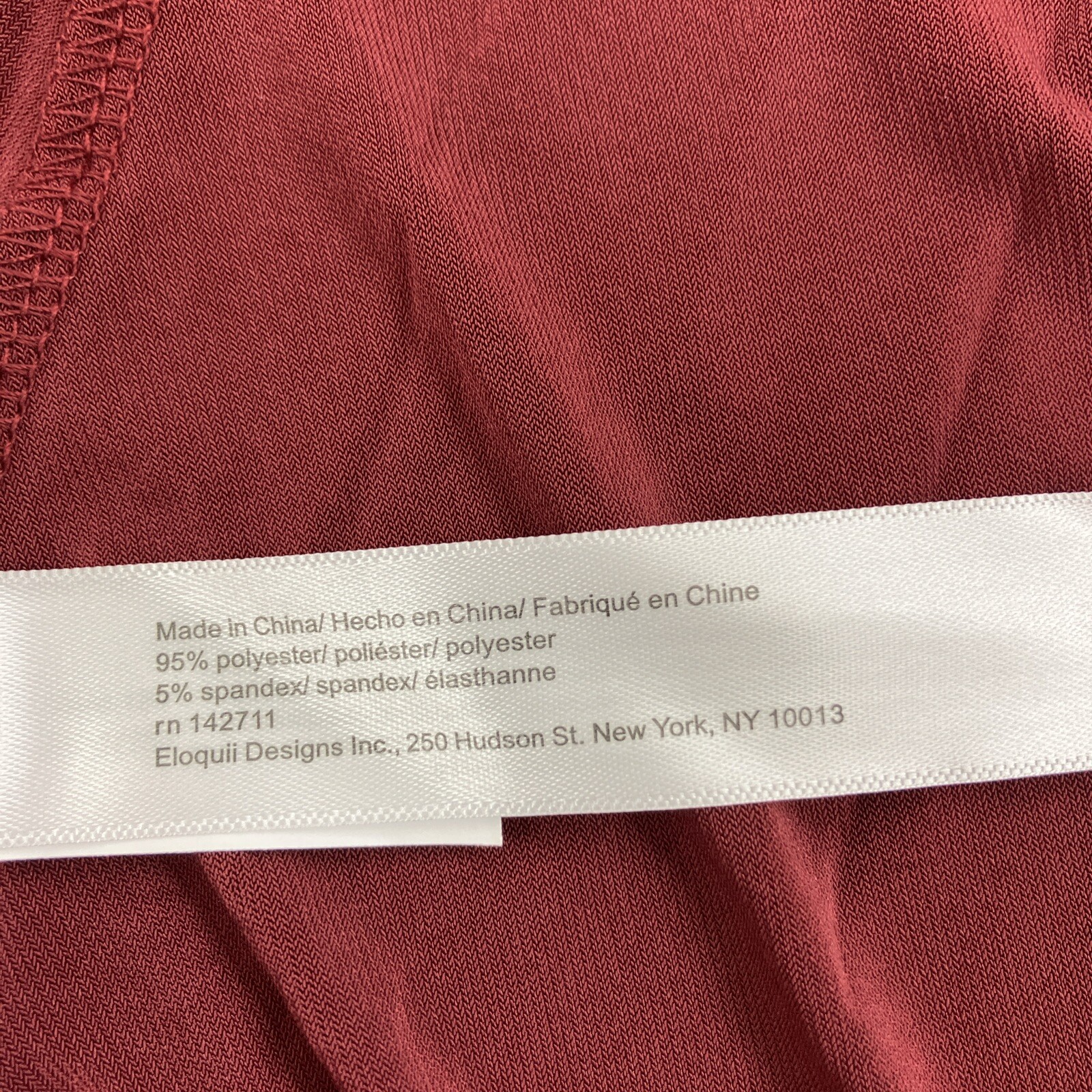 Eloquii Knot Front Pleated Midi Dress Womens 16 Burgundy Party Cruise NEW