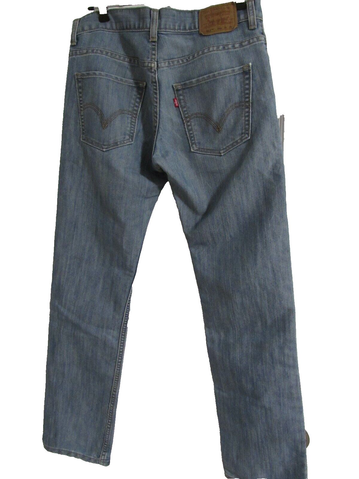 Levis 511 Slim Fit stone Washed Blue Jeans Youth Size 18 Reg 29 x 29 red tab