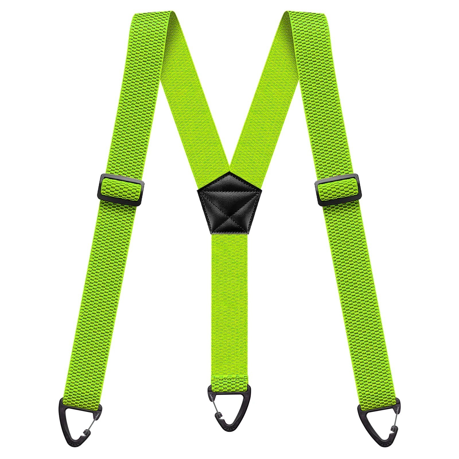 UK Heavy Duty Elastic Suspenders for Men Trouser Pants Braces Strap Work Belt GB