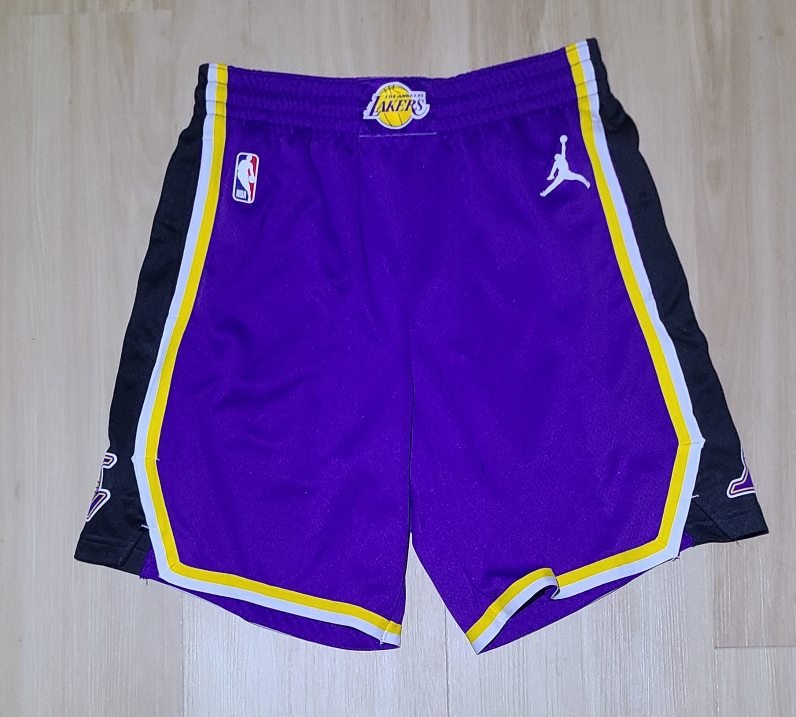 Jordan NBA Los Angeles Lakers Statement Shorts Away CV9564-504 Size 38 Large