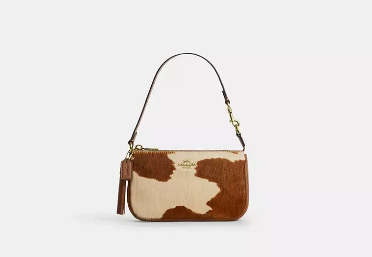 👛 Coach Nolita 19 Bag in Haircalf with Cow Print Shoulder Bag Wristlet CDW34