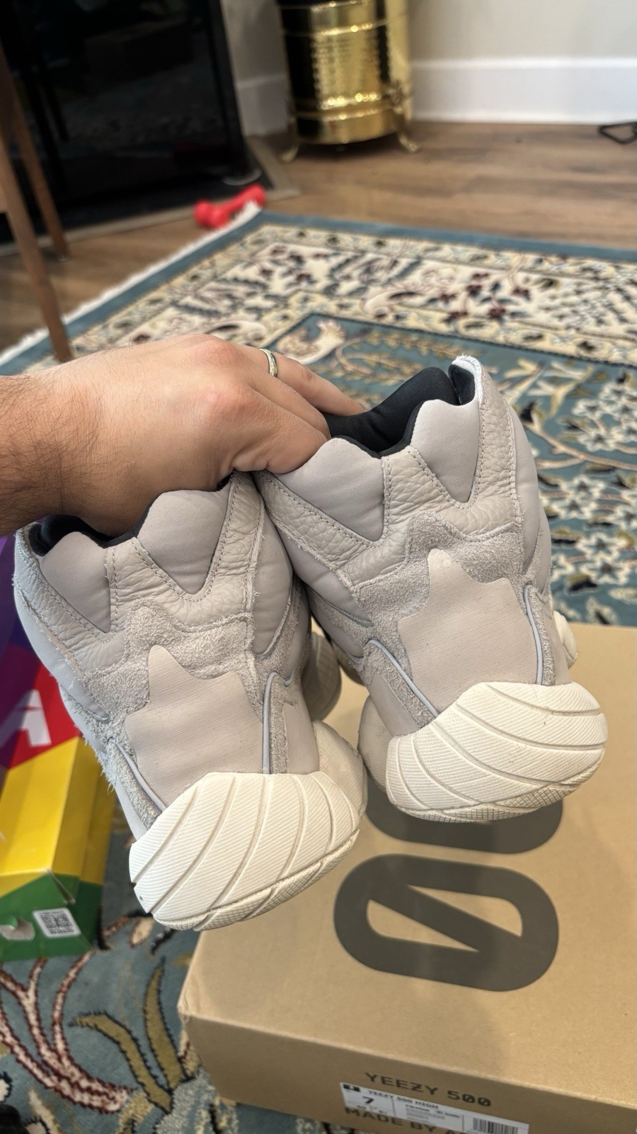 Size 7 – Yeezy 500 High “Mist Stone” – no box