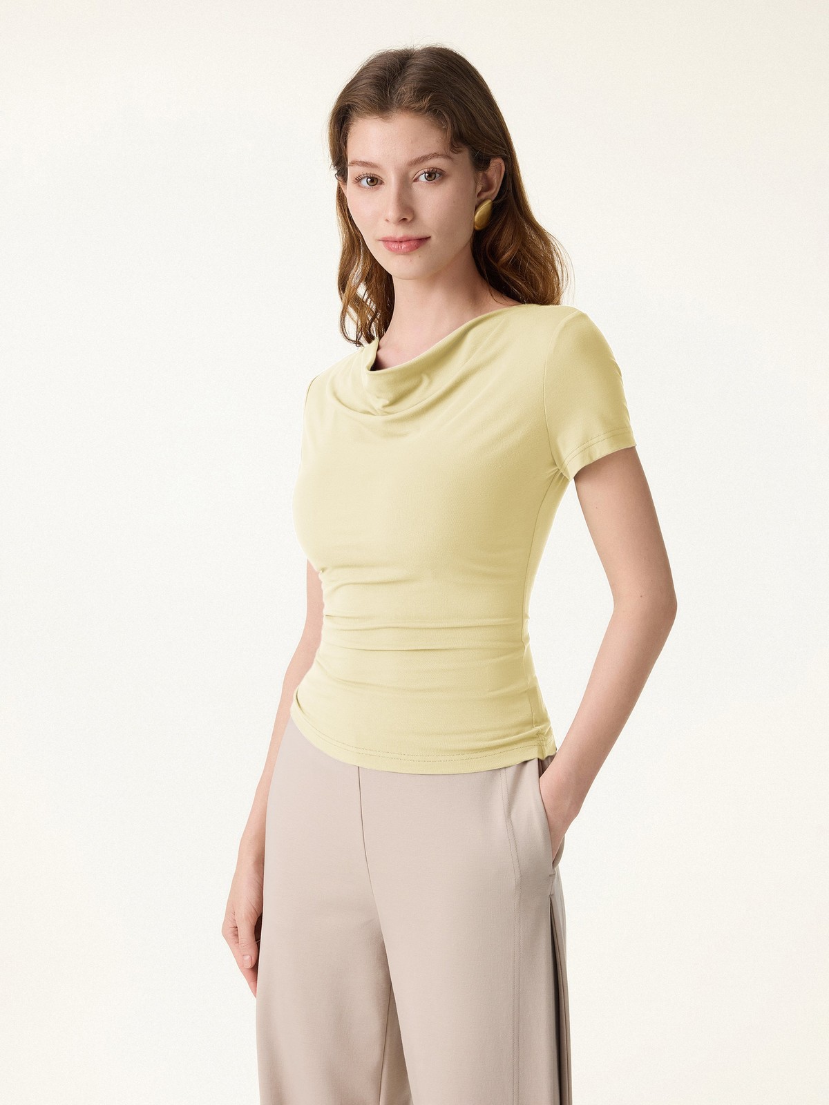 OGL SkinKiss Multi-Wear Cowl Neck Cooling Summer Tee