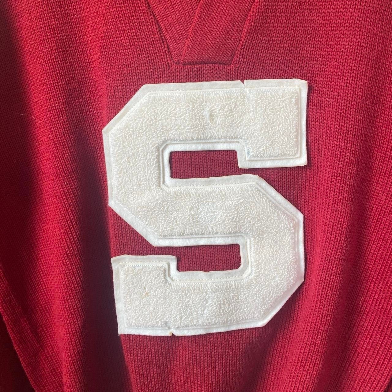 Early 1900s football letterman memorabilia sweater