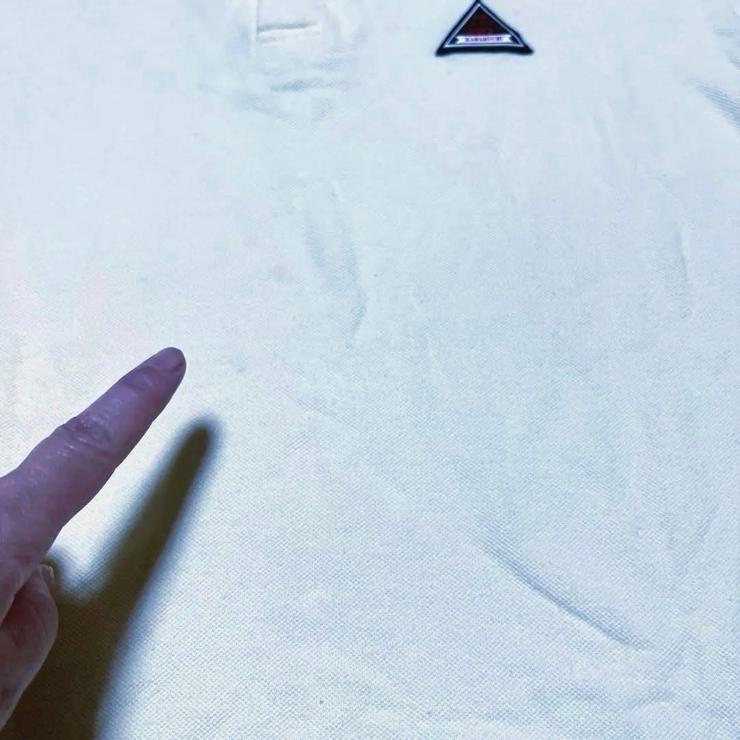 Vintage ASAHI SUPER DRY Beer Polo Shirt Corporate Promo Not For Sale Japan Made