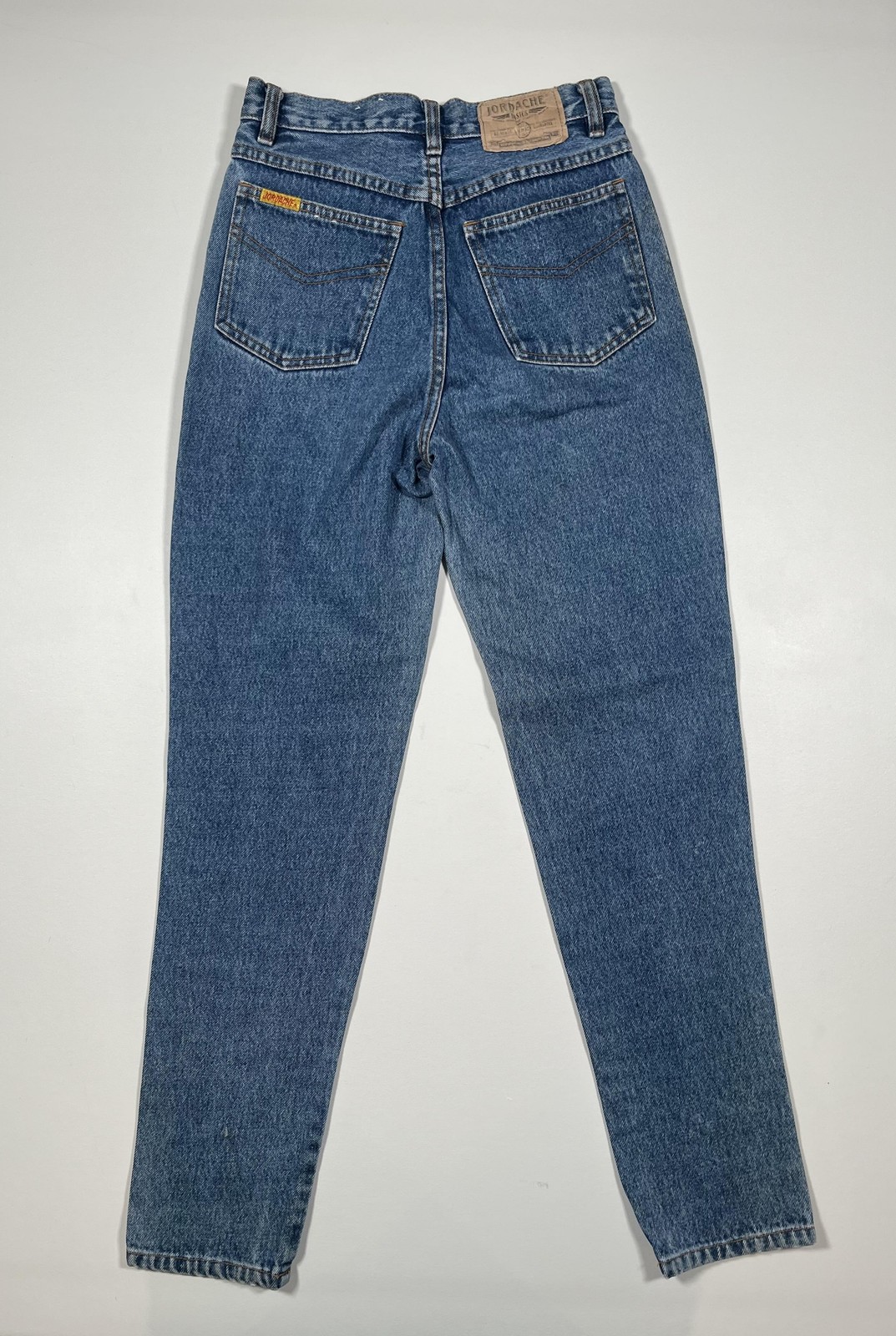 Vintage Jordache Jeans Womens 5/6 Blue High Rise Tapered Leg Classic Denim 90s