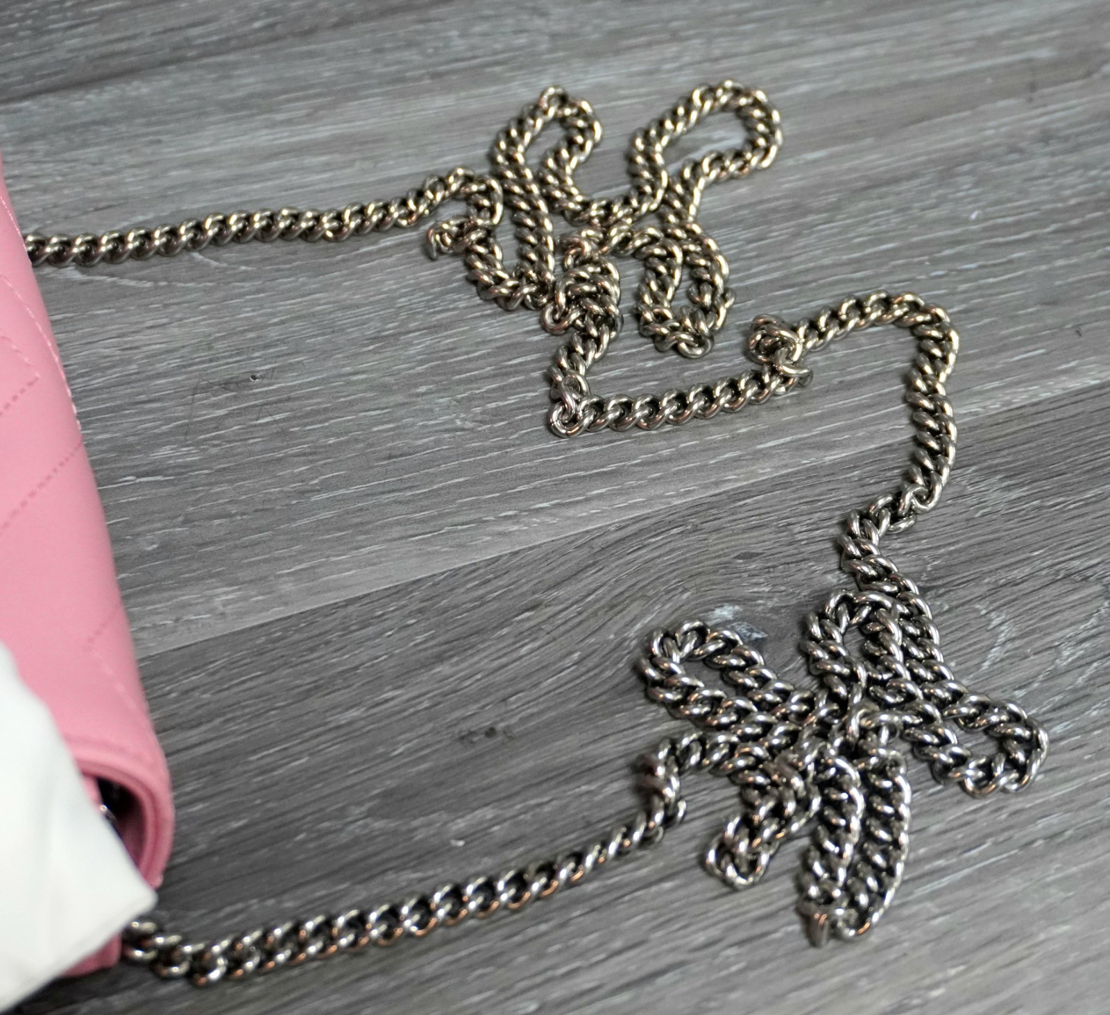 Brand New Gucci GG Marmont Super Mini Pink Matelasse Leather Crossbody Bag
