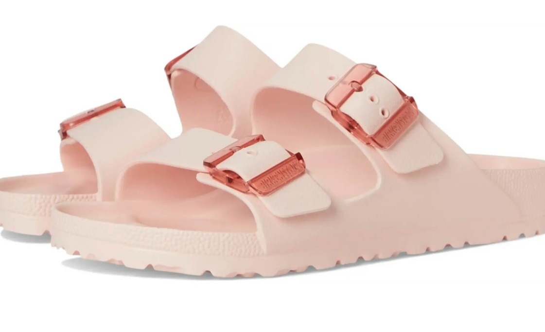 BIRKENSTOCK Arizona Womens Stealth LIGHT ROSE Eva Slides BIRKS 39 40 41 8 9 10