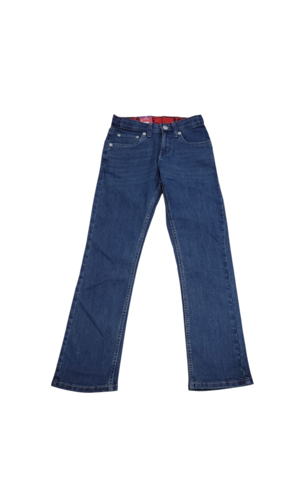 Levi’s Boys 511 Slim Fit Zip Fly & Button Closure Denim Jeans Size 8