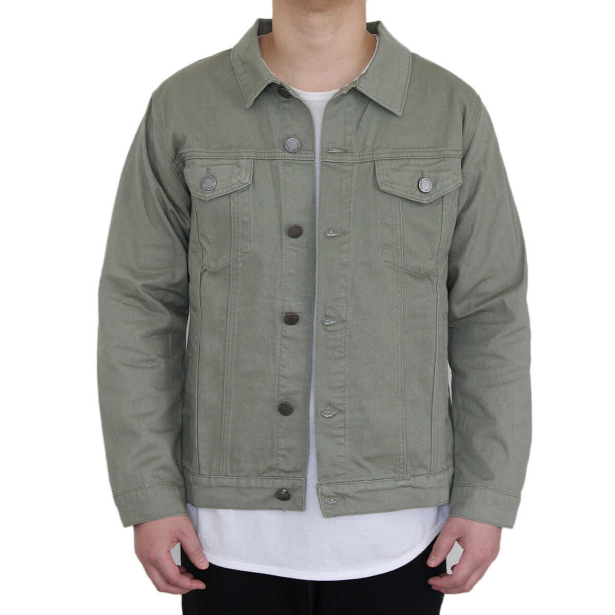 MEN’S BASIC CASUAL DENIM JACKET *7 COLORS *FAST SHIP