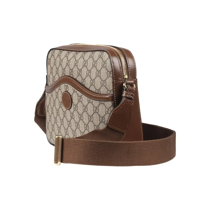 Gucci GG Collection Vintage Logo Mailman Bag Crossbody Bag Unisex 10×2.3×7.8 in
