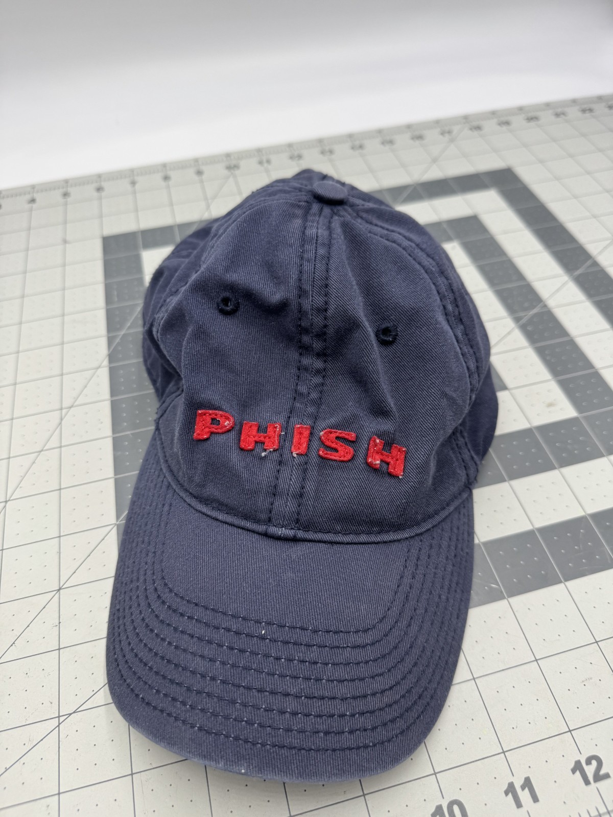 Vintage Phish Canvas Adjustable Baseball Cap Navy Blue. One size fits most