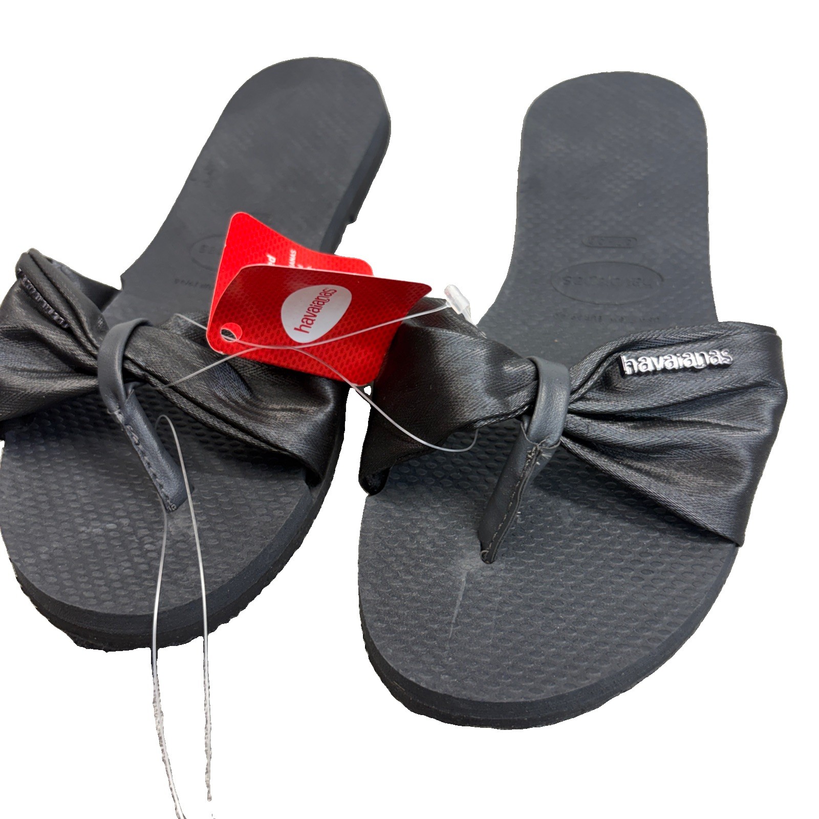Havaianas You St. Tropez Flip Flops Sandals Shoes Graphite Black Size 7/8 W