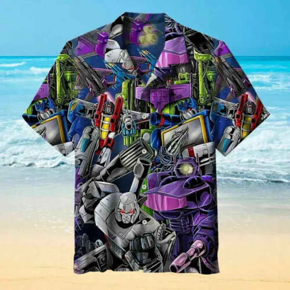 Transformers Hawaiian Shirt For Boys Joint Transformers Hawaiia