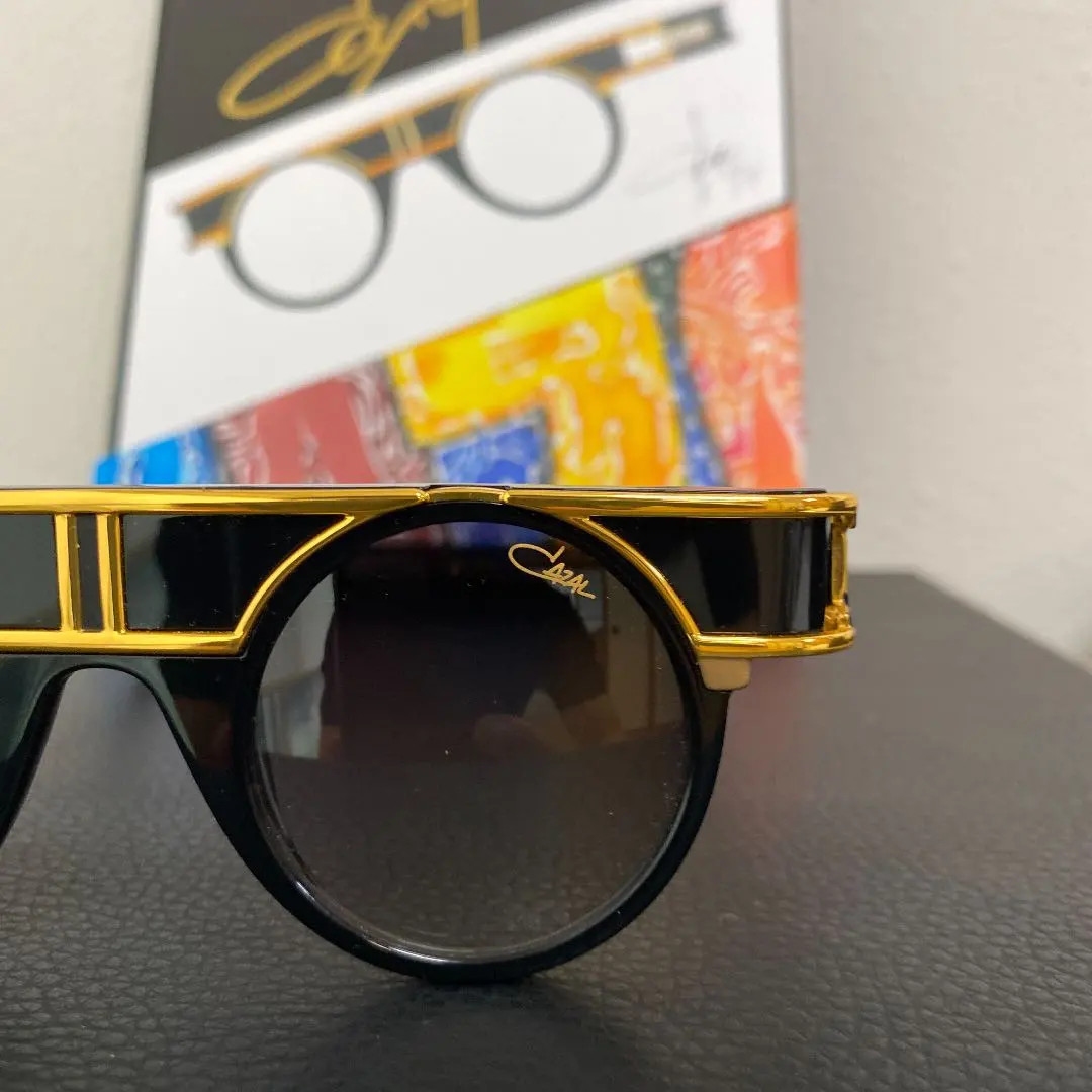 CAZAL Legends Black/Gold 002 C002 42□26 rare NEW Japan Rare Authentic