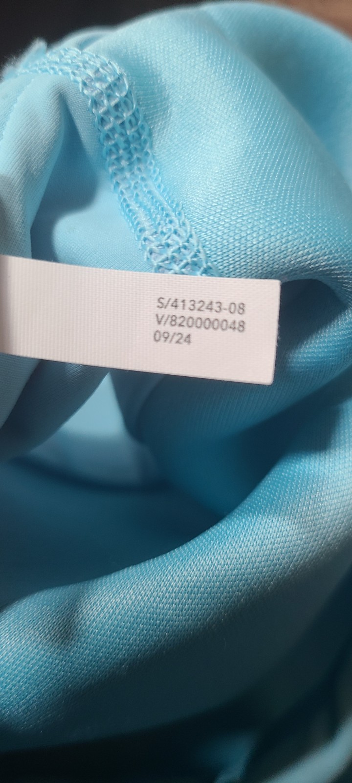 Athleta Flex Spacer Bra Aqua Blue Sz Medium D-DD Racer Back