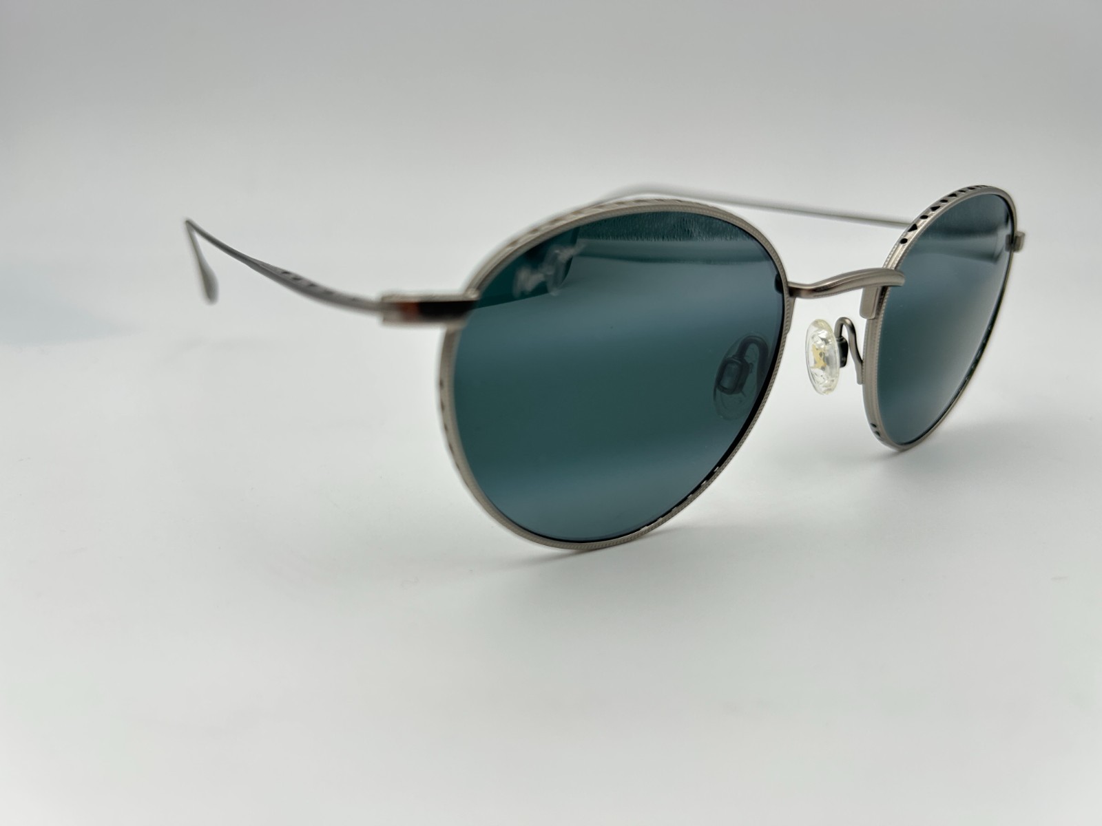 MAUI JIM Polarized Sunglasses MJ 757 17M North Star Matte Silver Grey NIB