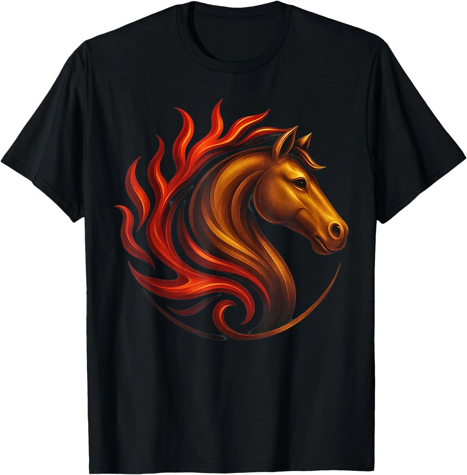 Fire Horse Chinese Zodiac 2026 Lunar New Year Men Women T-Shirt, Gildan 500