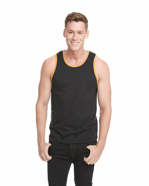 Next Level Apparel Men’s 100% Cotton Crew Neck Sleeveless Tank Top 3633 XS-2XL