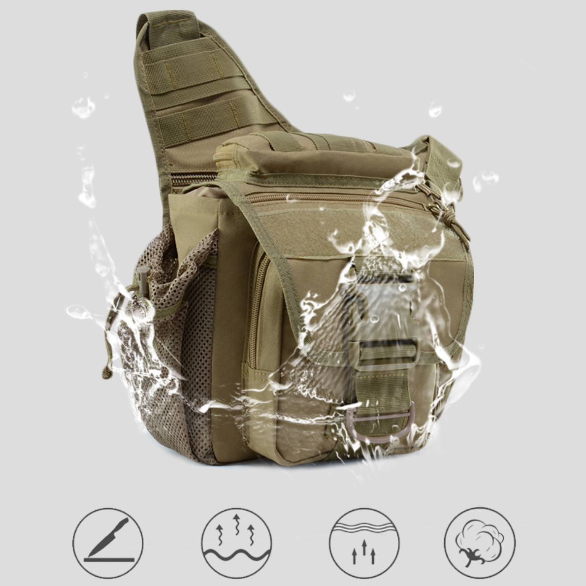 Outdoor Sport Military Multi-functional Tactical Messenger Shoulder Camera Bag