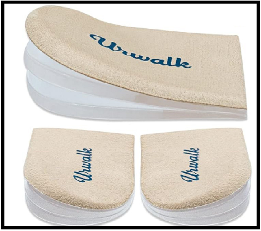 Urwalk 3 Layers Adjustable Supination & Over-Pronation Corrective Shoe Inserts,