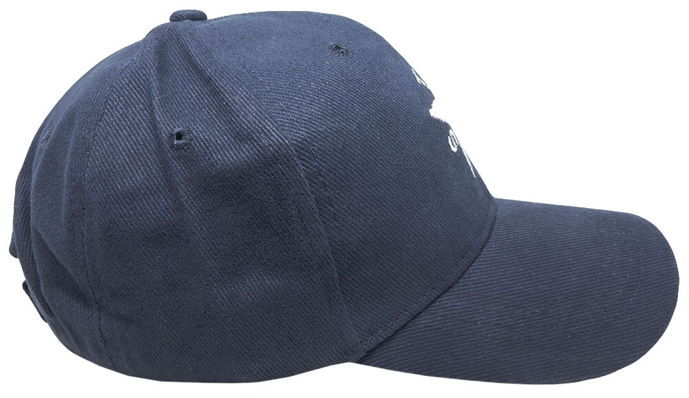 Texas De Zavala Independence Navy Blue Acrylic Adjustable Embroidered Hat Cap