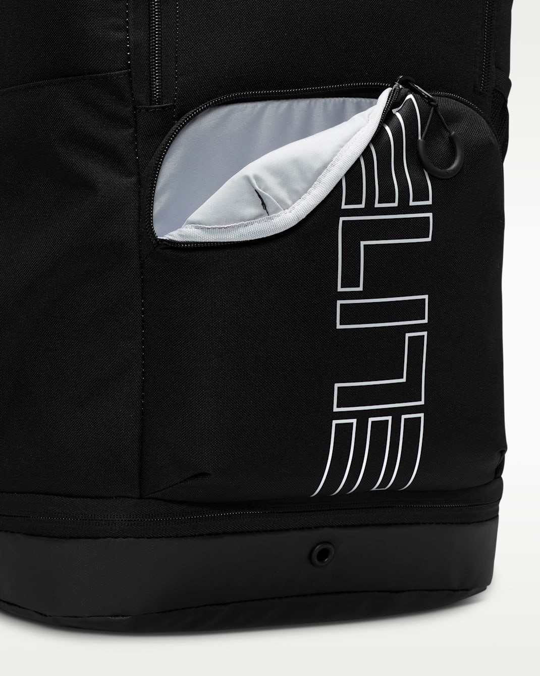 Nike Varsity Elite Backpack Black Silver HM9965-010 32L School Basketball Laptop