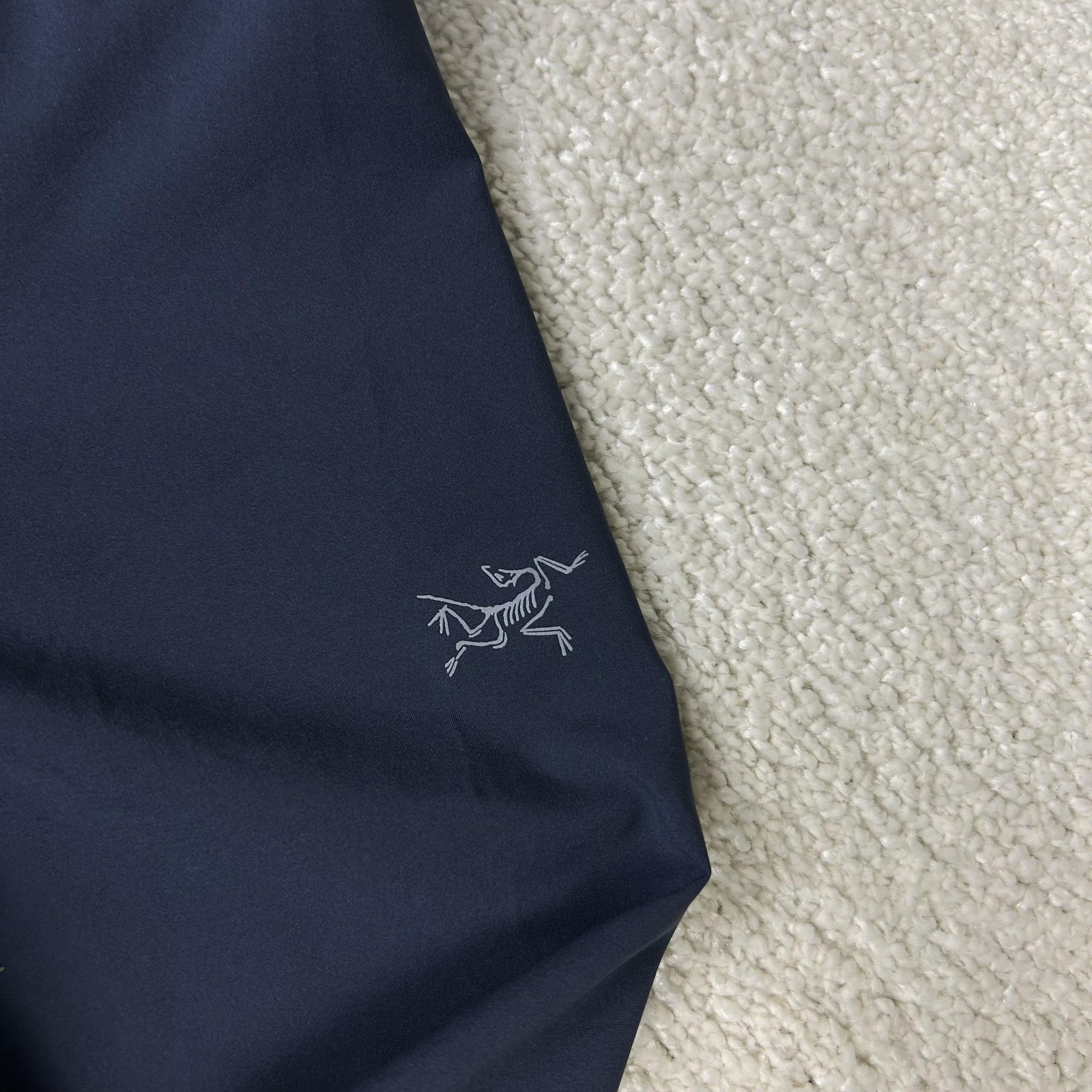 Arcteryx Shirt Mens Large Navy Skyline LS Snap Front Climbing Hiking Gorpcore