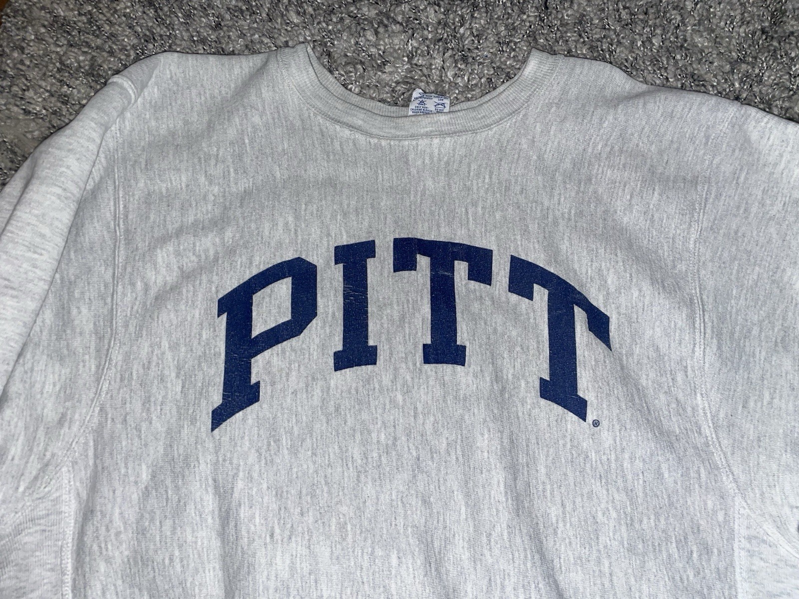 Vintage 1990s Pitt Champion Reverse Weave Sweatshirt XL University Of Pittsburgh