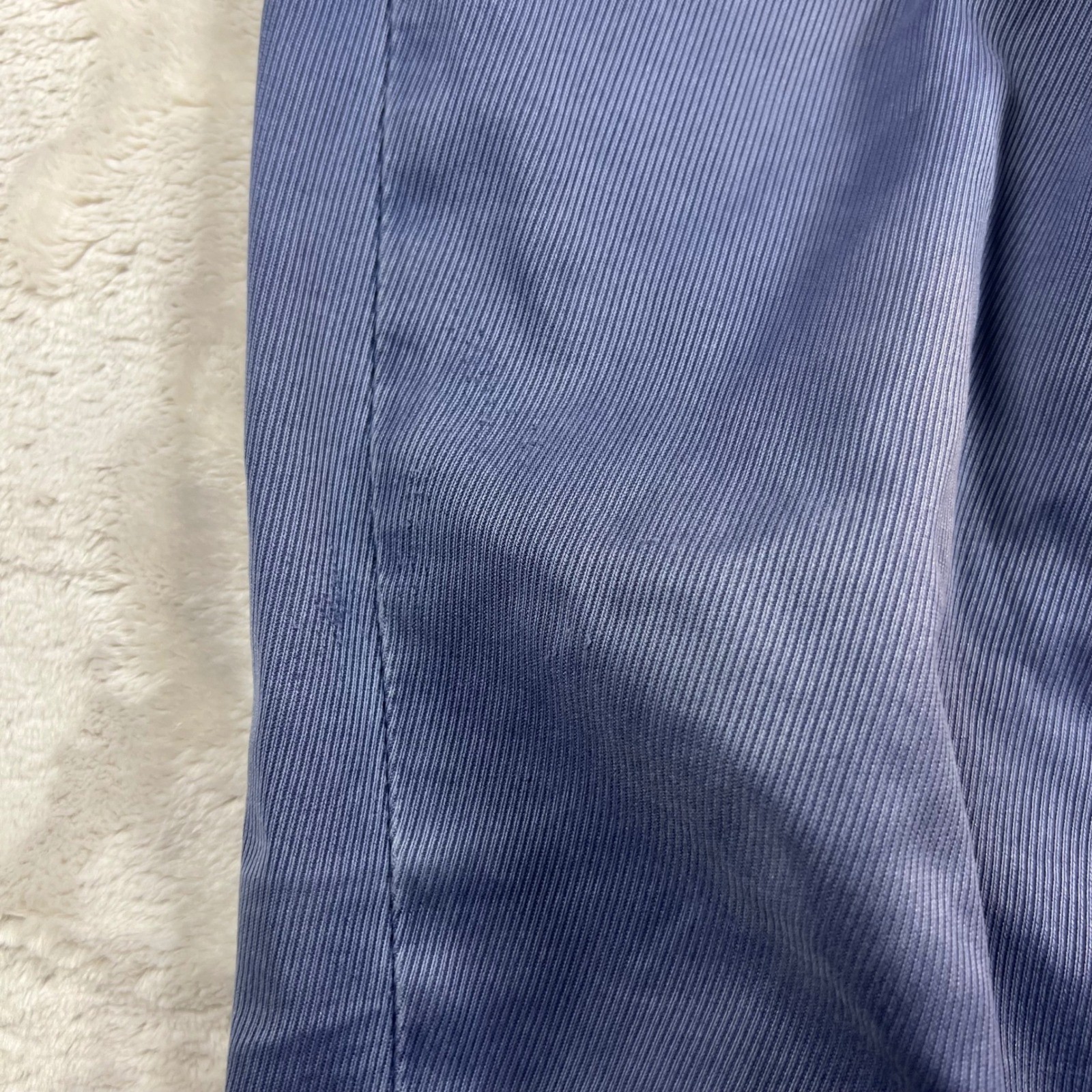 Kiton Napoli Mens 35 Corduroy Pants Blue Made in Italy Fine Wale Trousers