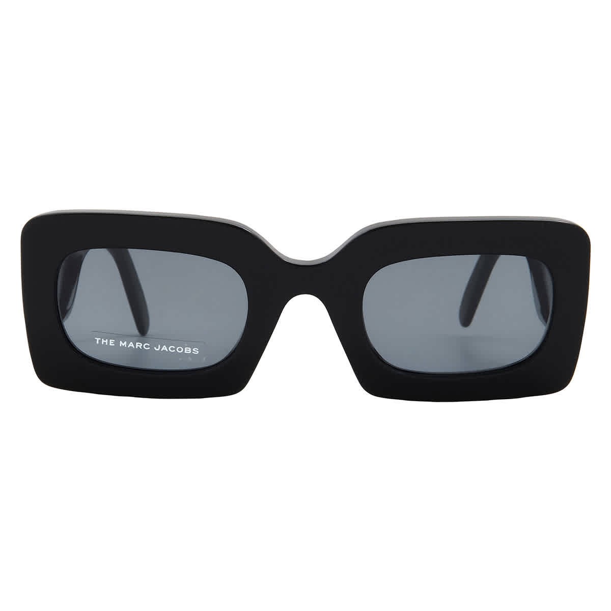 Marc Jacobs Grey Rectangular Ladies Sunglasses MARC 488/N/S 02M2/IR 50