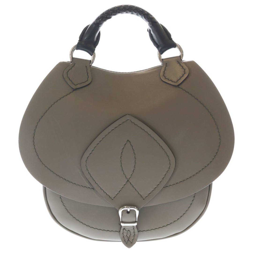 Martin Margiela 0 Martan Slide 2 Way Shoulder Back Greige Leather SI4WG0002 Used