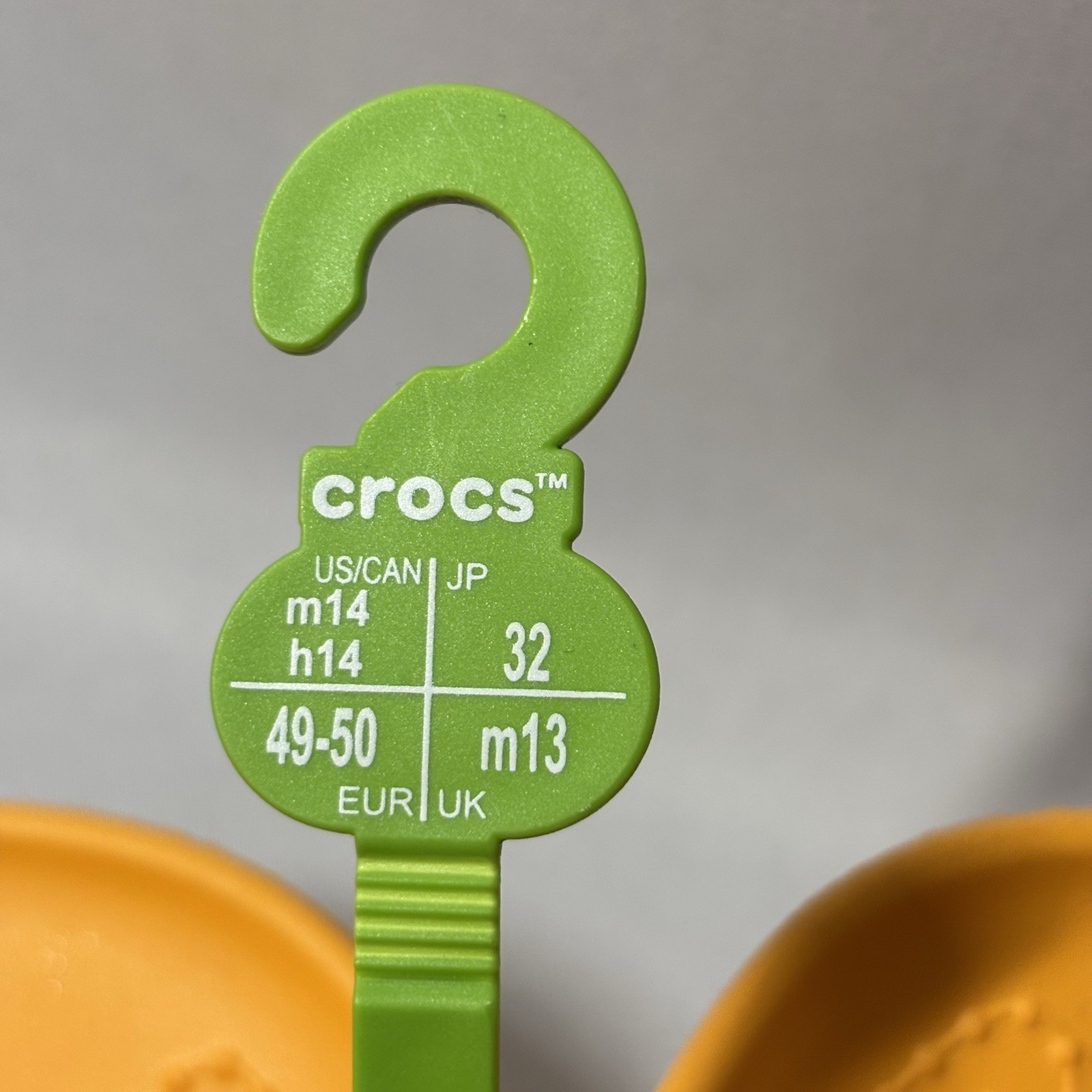 Crocs Baya II Flip Flop Thong Mens Size 12 Orange Sandals Shoes NEW 209402-84B