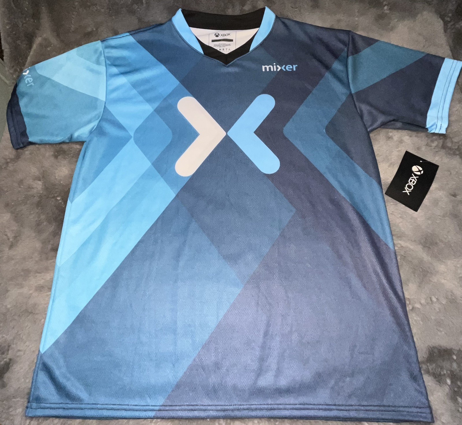 New META XBOX Gaming Mixer Jersey Mens XL Blue – NWT
