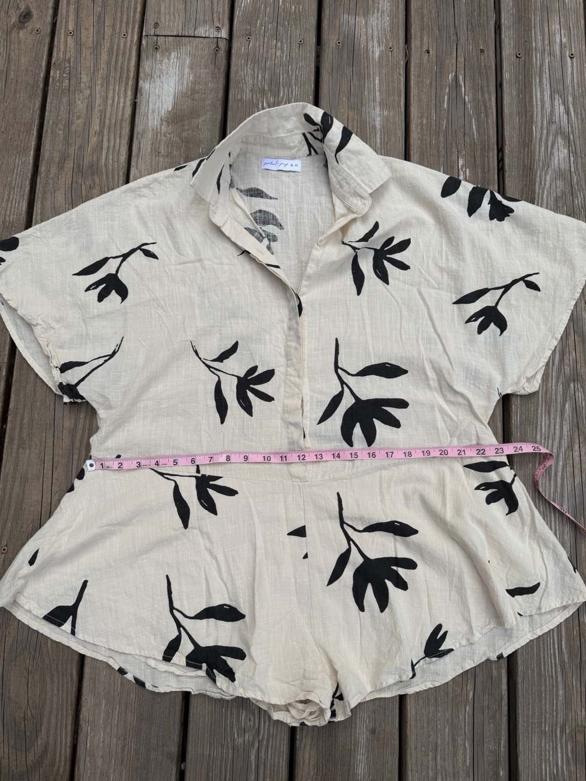 Petal & Pup Sebastian Print Romper Size Large