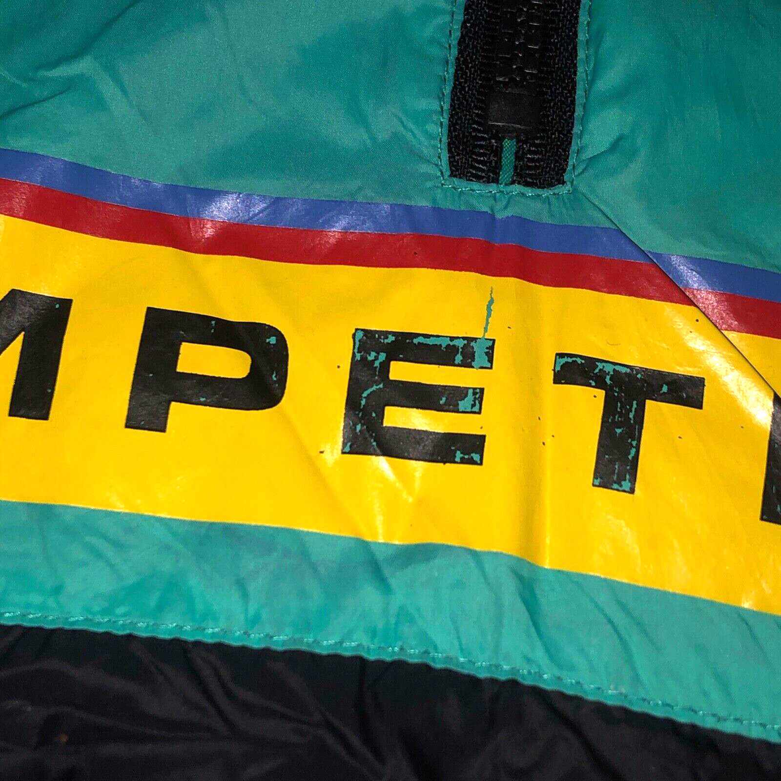 Vintage 90s DOPE SPORT WINDBREAKER JACKET Color Block Rap Hip Hop Skate 1990s M