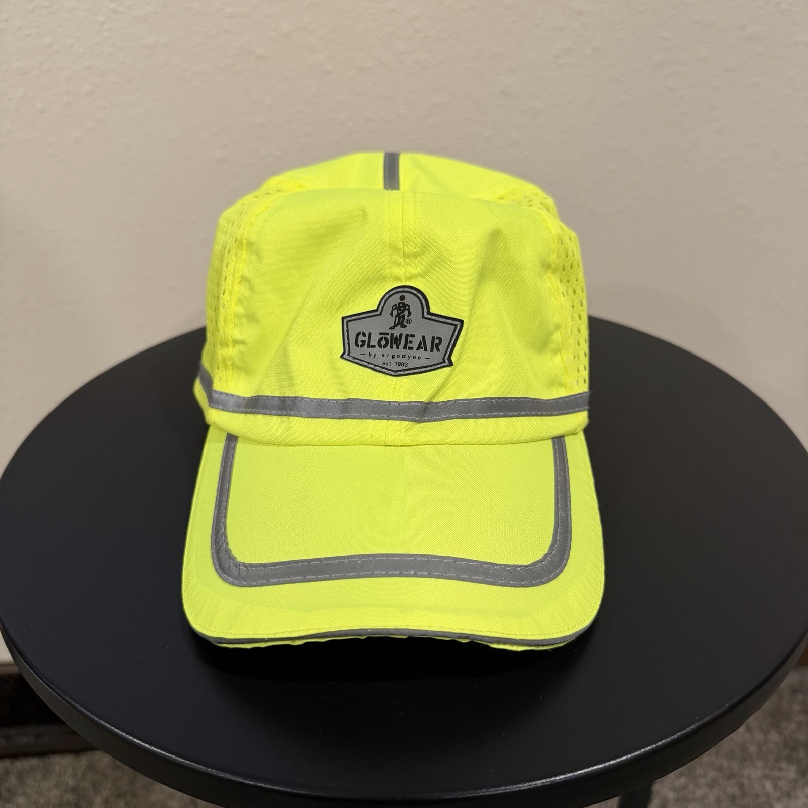 Ergodyne Hi Vis Work Gear Strapback Baseball Cap Yellow One Size Adjustable