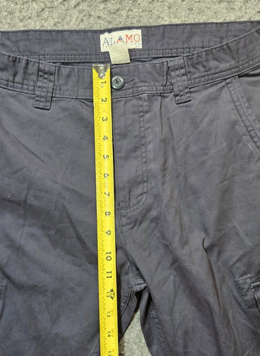 Alamo navy blue cargo pants men size 34×30